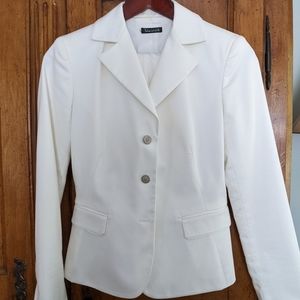 Tahari white 2 piece suit